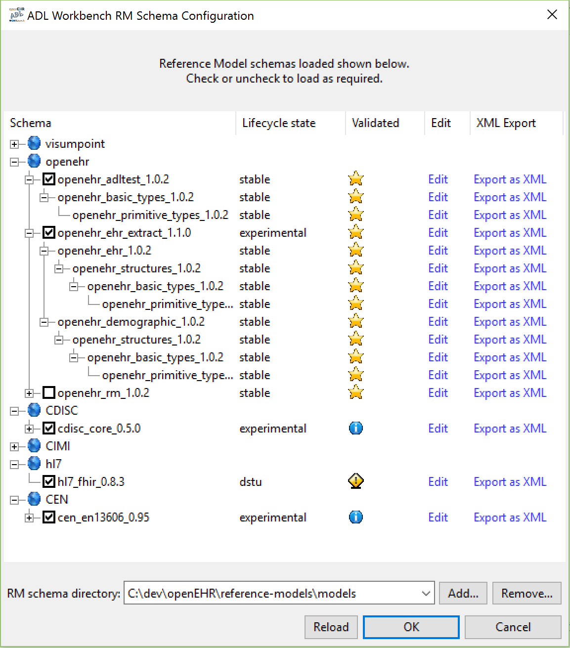 awb schemas config