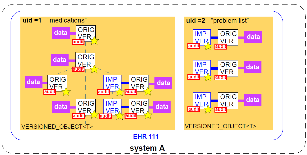 instance view of versioned data